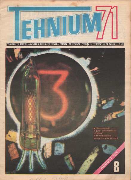 Revista Tehnium pe Anul 1971