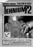Revista Tehnium pe Anul 1972