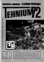 Revista Tehnium pe Anul 1972