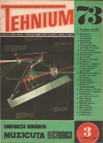 Revista Tehnium pe Anul 1973