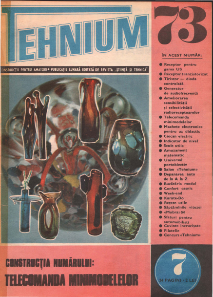 Revista Tehnium pe Anul 1973