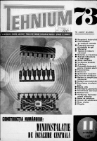 Revista Tehnium pe Anul 1973