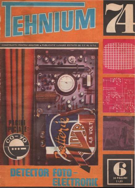 Revista Tehnium pe Anul 1974