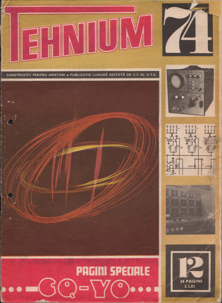 Revista Tehnium pe Anul 1974