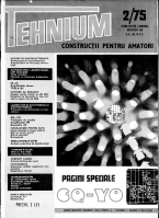 Revista Tehnium pe Anul 1975