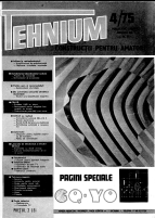 Revista Tehnium pe Anul 1975