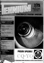 Revista Tehnium pe Anul 1975