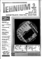 Revista Tehnium pe Anul 1976
