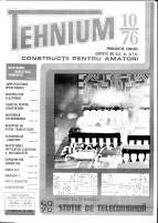 Revista Tehnium pe Anul 1976