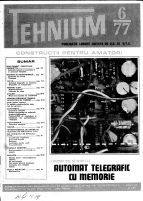 Revista Tehnium pe Anul 1977