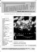 Revista Tehnium pe Anul 1977