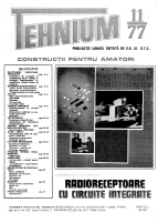 Revista Tehnium pe Anul 1977