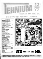 Revista Tehnium pe Anul 1977
