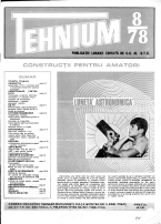 Revista Tehnium pe Anul 1978