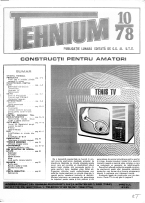 Revista Tehnium pe Anul 1978