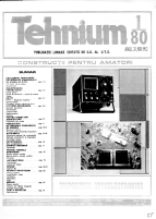 Colectia Revista Tehnium pe Anul 1980