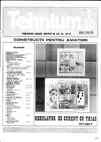 Revista Tehnium pe Anul 1980
