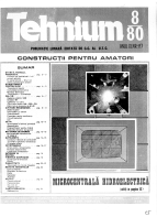 Revista Tehnium pe Anul 1980