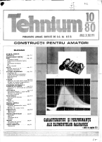 Revista Tehnium pe Anul 1980