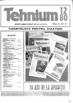 Revista Tehnium pe Anul 1980