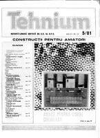 Revista Tehnium pe Anul 1981