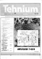 Revista Tehnium pe Anul 1981
