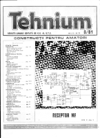 Revista Tehnium pe Anul 1981