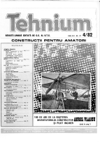 Revista Tehnium pe Anul 1982