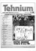 Revista Tehnium pe Anul 1982