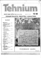 Revista Tehnium pe Anul 1982