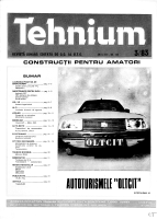 Revista Tehnium pe Anul 1983