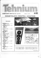 Revista Tehnium pe Anul 1983
