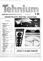 Revista Tehnium pe Anul 1983
