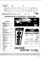 Revista Tehnium pe Anul 1983