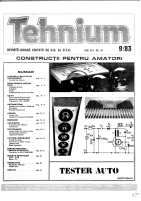 Revista Tehnium pe Anul 1983