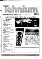 Revista Tehnium pe Anul 1983
