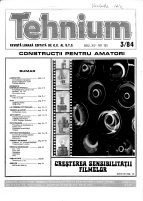 Revista Tehnium pe Anul 1984
