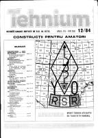 Revista Tehnium pe Anul 1984