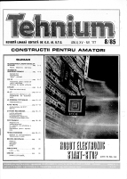 Revista Tehnium pe Anul 1985