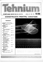 Revista Tehnium pe Anul 1985