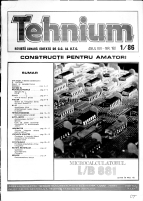 Colectia Revista Tehnium pe Anul 1986