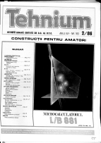 Revista Tehnium pe Anul 1986