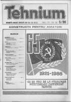 Revista Tehnium pe Anul 1986