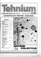 Revista Tehnium pe Anul 1986