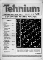 Revista Tehnium pe Anul 1986