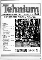 Revista Tehnium pe Anul 1986