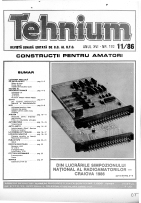 Revista Tehnium pe Anul 1986