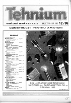 Revista Tehnium pe Anul 1986