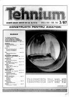 Revista Tehnium pe Anul 1987