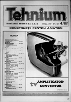 Revista Tehnium pe Anul 1987